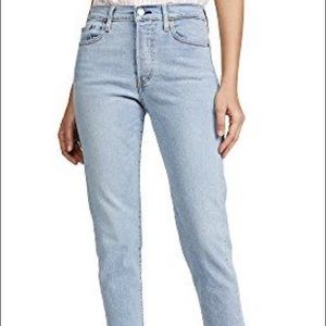 Levi’s 501 straight wedgie icon jean Bauhaus Blues